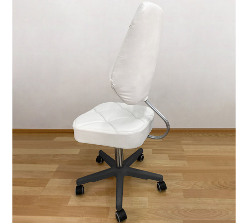 Стул мастера «Грэй» на черном пластмассовом каркасе