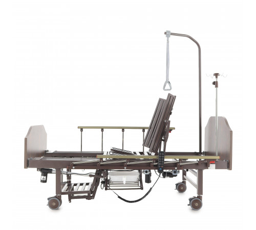 Кровать электрическая YG-3 (МЕ-5228Н-13) ЛДСП Венге с боковым переворачиванием, туалетным устройством и функцией «кардиокресло»