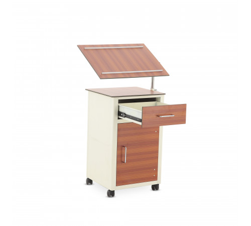 Тумба прикроватная с поворотной столешницей из HPL пластика ПТ-001