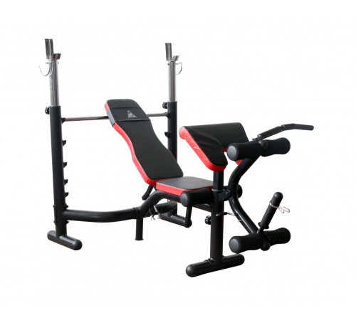 Скамья со стойками под штангу DFC D3101