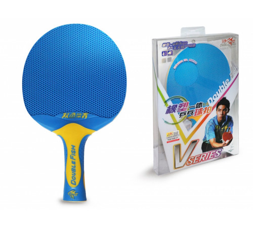 Ракетка для н/т Double Fish V1 series plastik (blue)