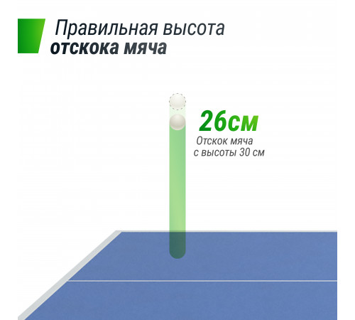 Антивандальный теннисный стол UNIX Line 14 mm SMC (Blue/Red)