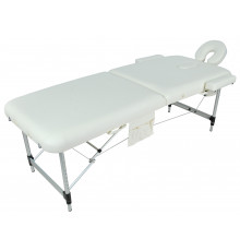 Массажный стол складной алюминиевый JFAL01A 2-х секционный (МСТ-002Л)