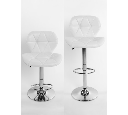 Стул ракушка, хром бар