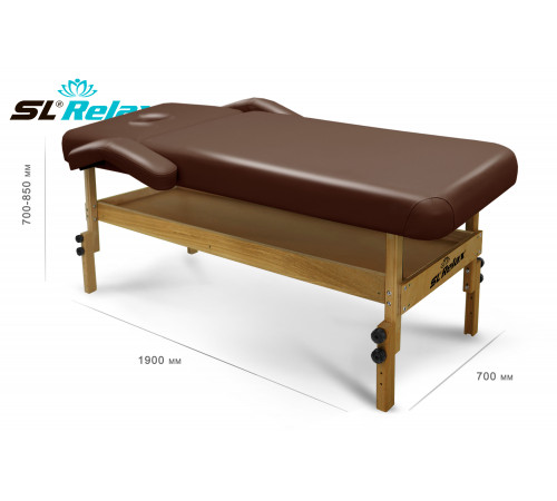 Массажный стол Relax Comfort-М коричневая кожа (№6)