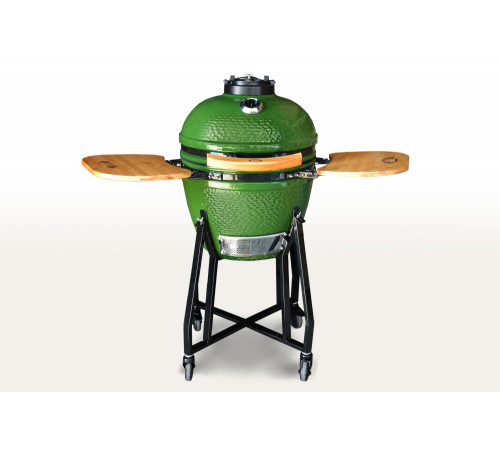Керамический гриль-барбекю 18 дюймов (зеленый) (48см)